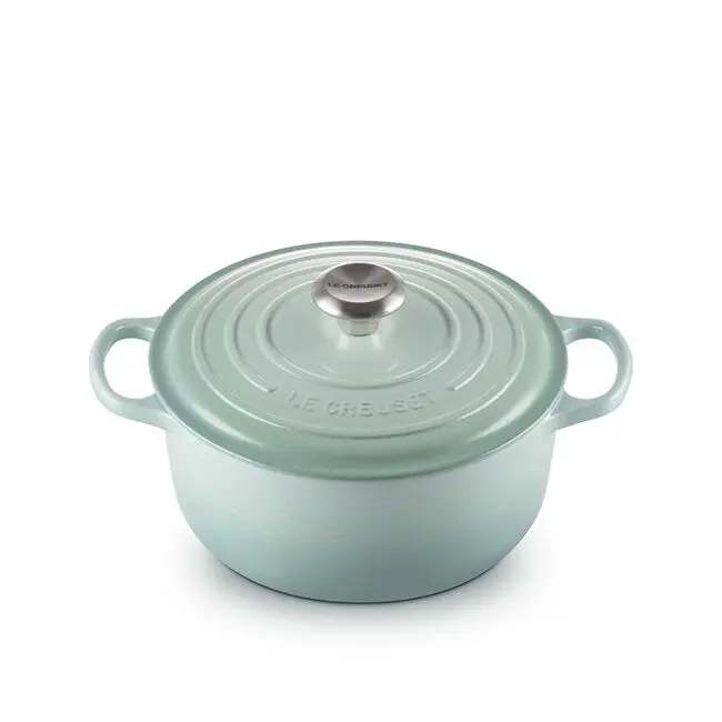 Le Creuset Sage Green 4.2L Dutch Oven – 24 Cm Enamel-Coated Cast Iron Pot 1