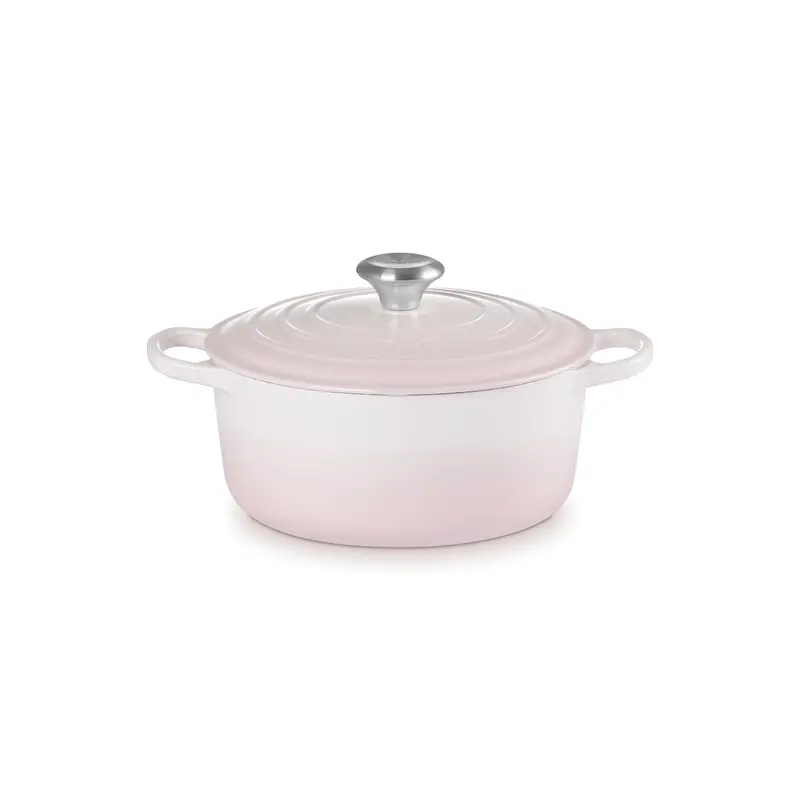 Le Creuset Shell Pink French Oven / Dutch Oven – 5.3L (26 Cm) 1