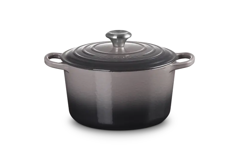 Le Creuset Signature Enameled Cast Iron Dutch Oven – 24 Cm, 5 L, Flint Grey 1