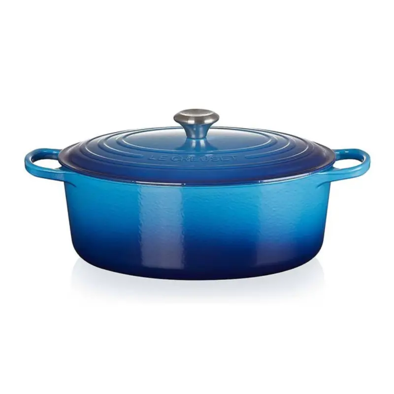 Le Creuset Signature Oval Dutch Oven In Azure, 31 Cm (6.3 L) 1