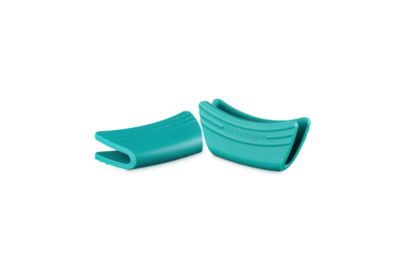 Le Creuset Silicone Handle Set – Bleu Riviera, 2-Piece, 12 X 6.5 Cm 1