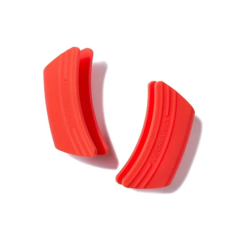 Le Creuset Silicone Oven Mitts Set – 2-Piece, Tangerine Red 1