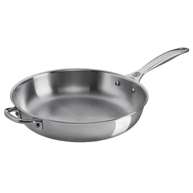 Le Creuset Stainless Steel Deep Skillet – 28 Cm 1