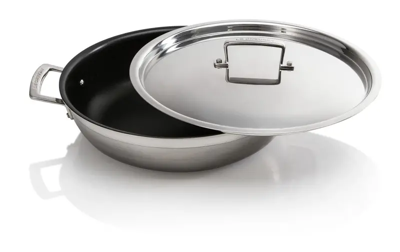 Le Creuset Stainless Steel Provençal Sauté Pan With Non-Stick Coating – 30 Cm, 4.8 L 1