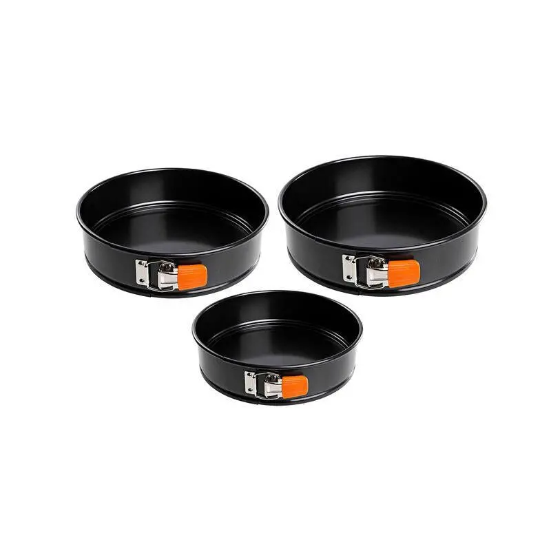 Le Creuset Trio Springform Pan Set – 8", 9.5", And 10" Toughened Non-Stick Bakeware 1