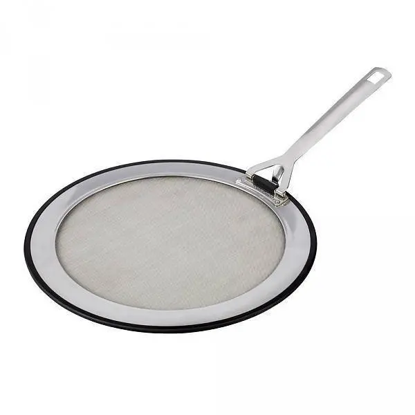 Le Creuset Universal Splatter Guard – Heat-Resistant Silicone Lid Cover 1