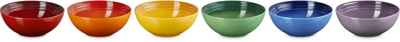 Le Creuset Vancouver Breakfast Bowls – Set Of 6 (0.65 L) In Rainbow Colors 1