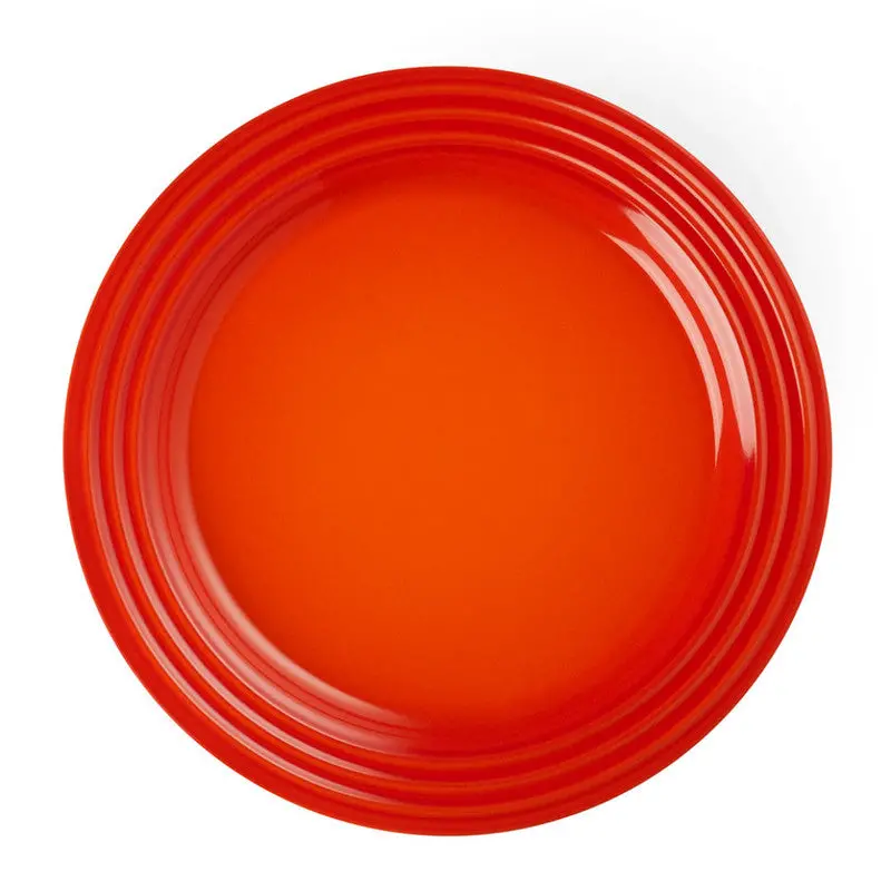 Le Creuset Vancouver Breakfast Plate – Tangerine Red Stoneware (22 Cm) 1