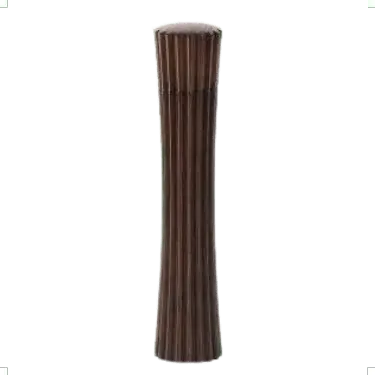 Legnoart Wooden Pepper Or Salt Mill – Pleats Design, Dark Wood, Ø54 × H260 Mm 1
