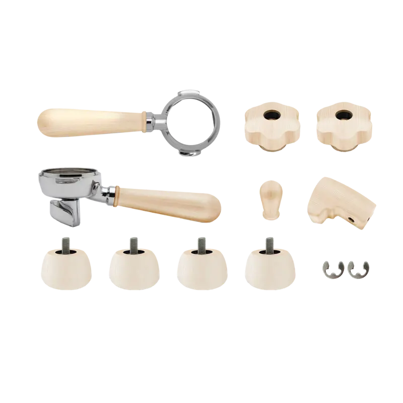 Lelit Bianca Maple Wood Accent Upgrade Kit 1