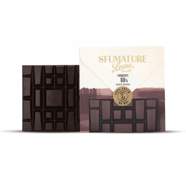 Leone Extra-Bold Dark Chocolate Bar – 90% Cocoa, 75G 1