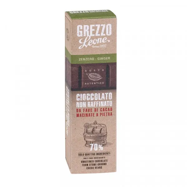 Leone Ginger Dark Chocolate Bar – 55G 1