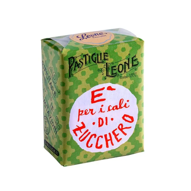 Leone 'Le Palle' Candy Display Box – Health-Focused Label: 'Low-Sugar Option' 1