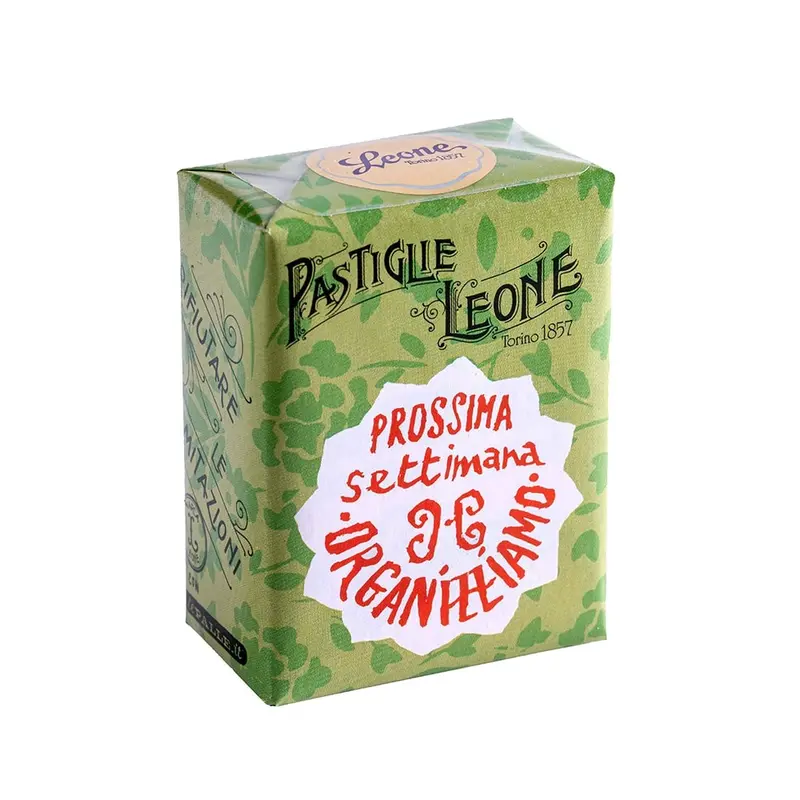 Leone 'Le Palle' Candy Display Box – Motivational Theme: 'Next Week We’Re Organizing' 1