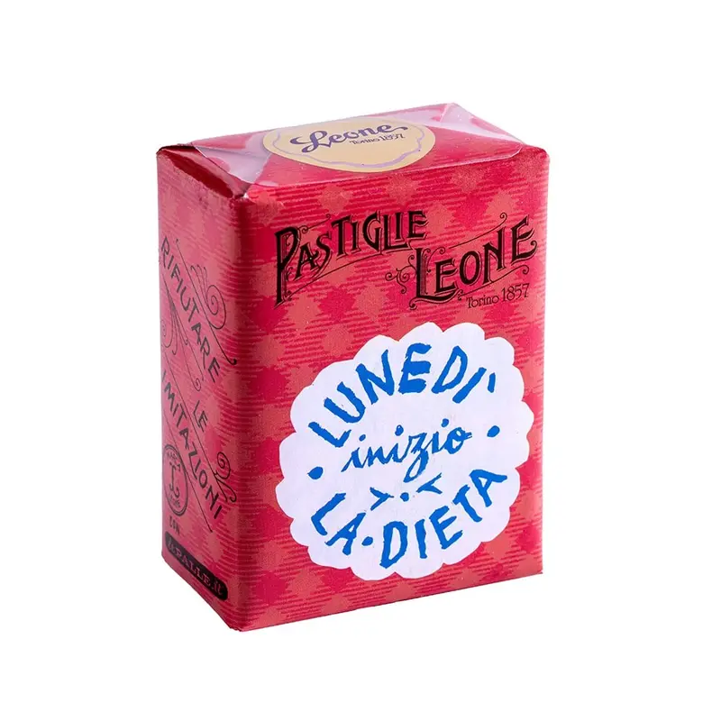 Leone 'Le Palle' Candy Display Box – Playful Vow: 'I’Ll Begin My Diet On Monday' 1