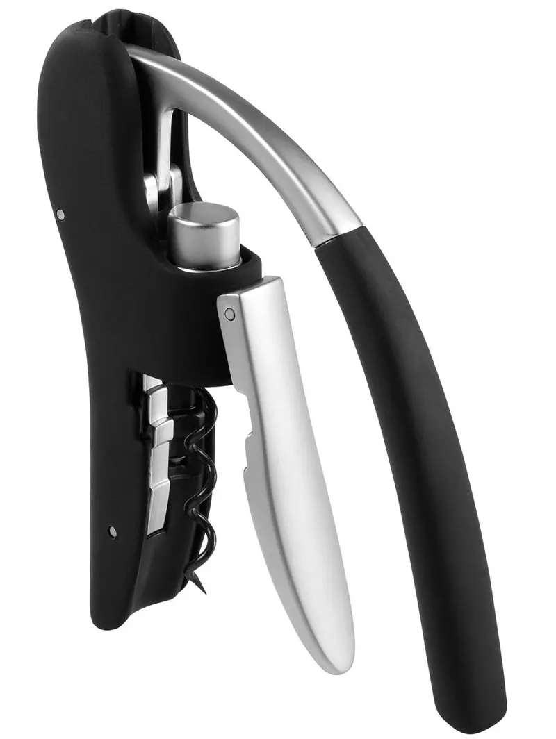 Leopold Vienna Mini Octopus Corkscrew – Matte Black Zinc Alloy 1