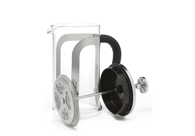 Leopold Vienna Shiny French Press (600 Ml) – Heat-Resistant Clear Glass 1