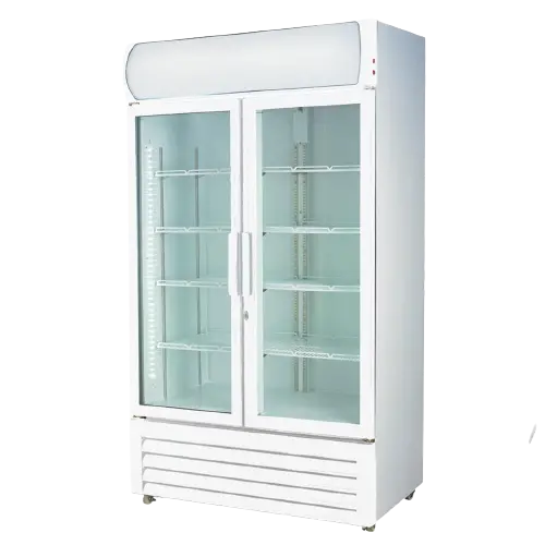 Lg-730Ge Space-Efficient Dual-Door Upright Drink Fridge 1