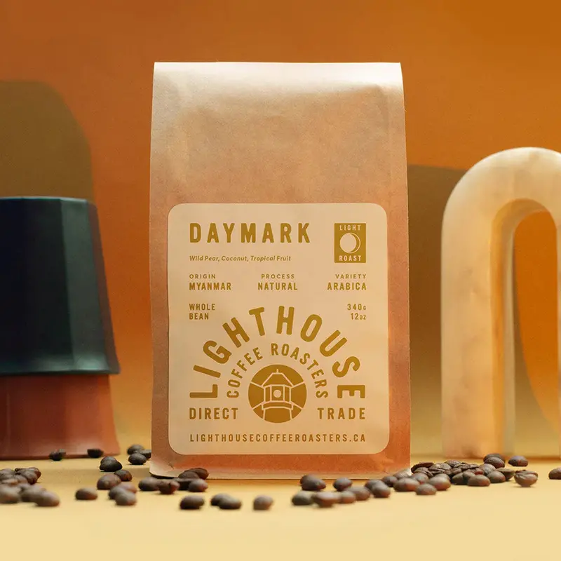 Lighthouse Coffee Daymark Light Roast Whole Bean (340G) 1