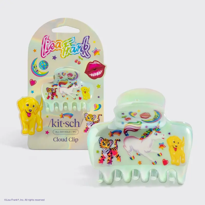 Lisa Frank X Kitsch Cloud-Shaped Hair Clip – Markie™ Character 1