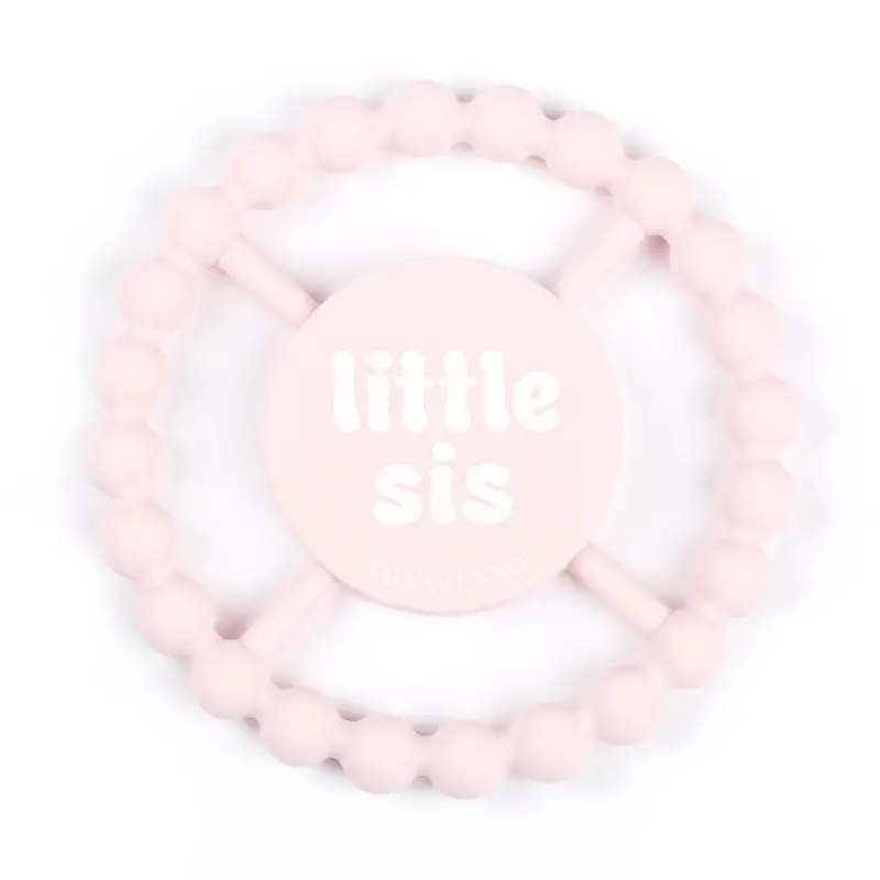 Little Sis Happy Teether – Ergonomic Silicone 1