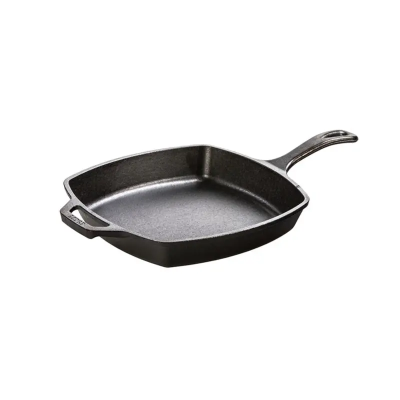 Lodge 10.5-Inch Square Cast Iron Skillet – Pre-Seasoned Cooking Pan 1