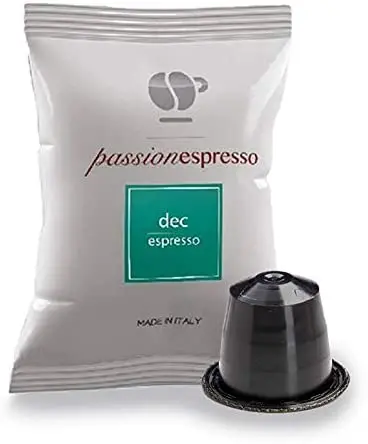 Lollo Passione Espresso Dek Decaffeinated Nespresso-Compatible Capsules (1-Pack) 1