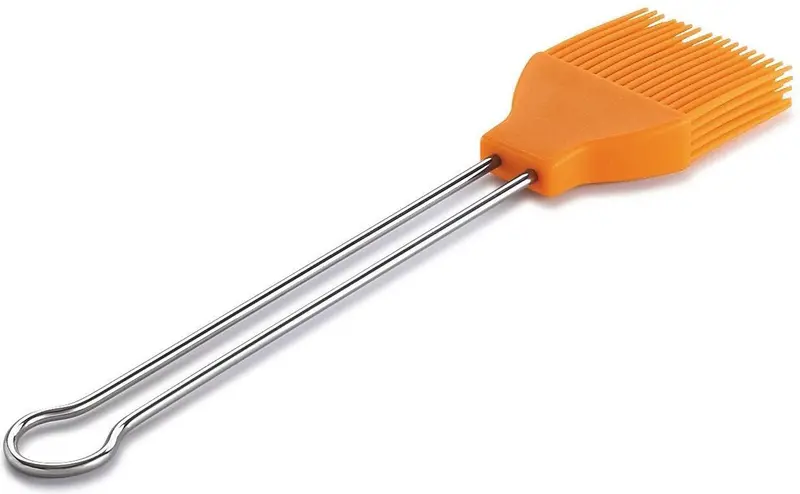 Lotusgrill Grill Brush – Orange Heat-Resistant Bristles 1
