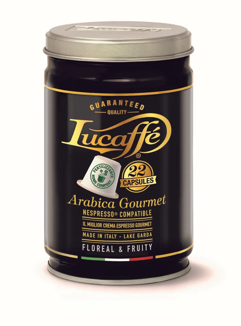 Lucaffè 100% Arabica Coffee Capsules – Tin Of 22 1