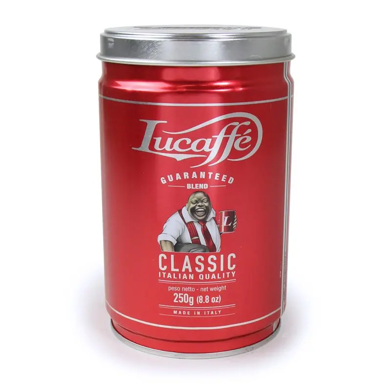 Lucaffè Classic Whole Bean Coffee – 250 G Tin 1