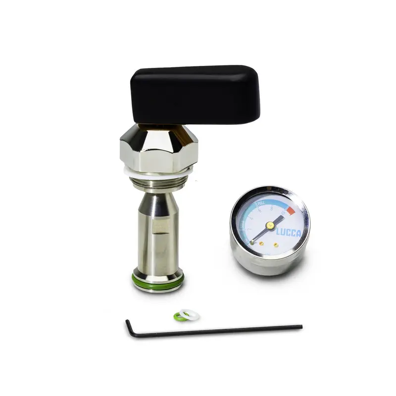 Lucca E61 Flow Control Kit – Stainless Steel Pressure Adjustment Module 1