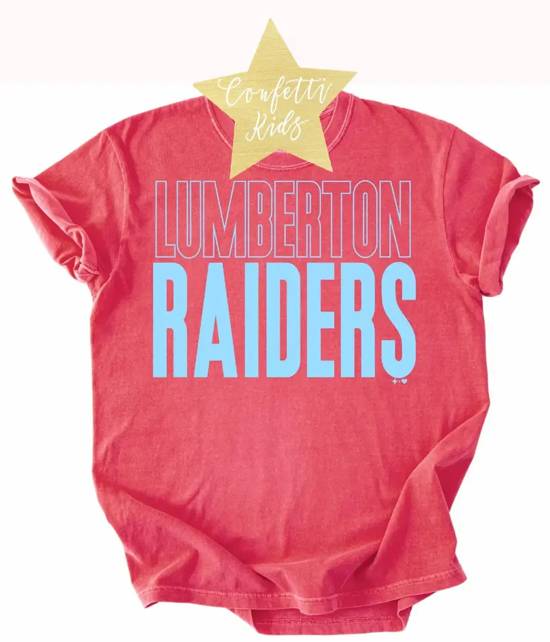 Lumberton Raiders Spirit T-Shirt – Style E 1