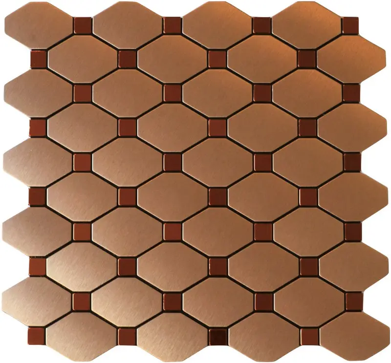 Luxury Rose Gold Adhesive Wall Tile 1