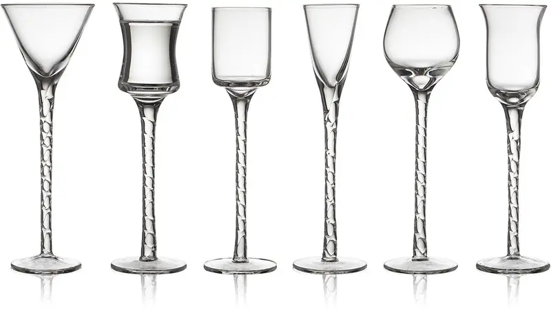 Lyngby Aquavit Tasting Glasses – Set Of 6, Clear, 18 Cm Height 1
