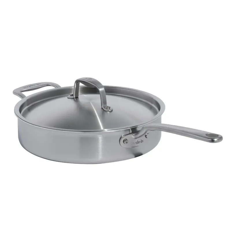 Made In Stainless Steel Clad 3.5-Quart Sauté Pan – Italian Heat-Responsive Design 1