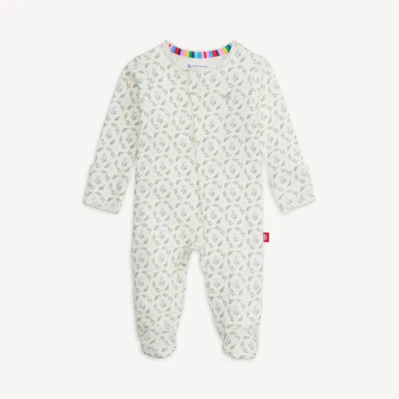 Magnetic Me Eloise Organic Cotton Footie – Sustainable Baby Wear 1