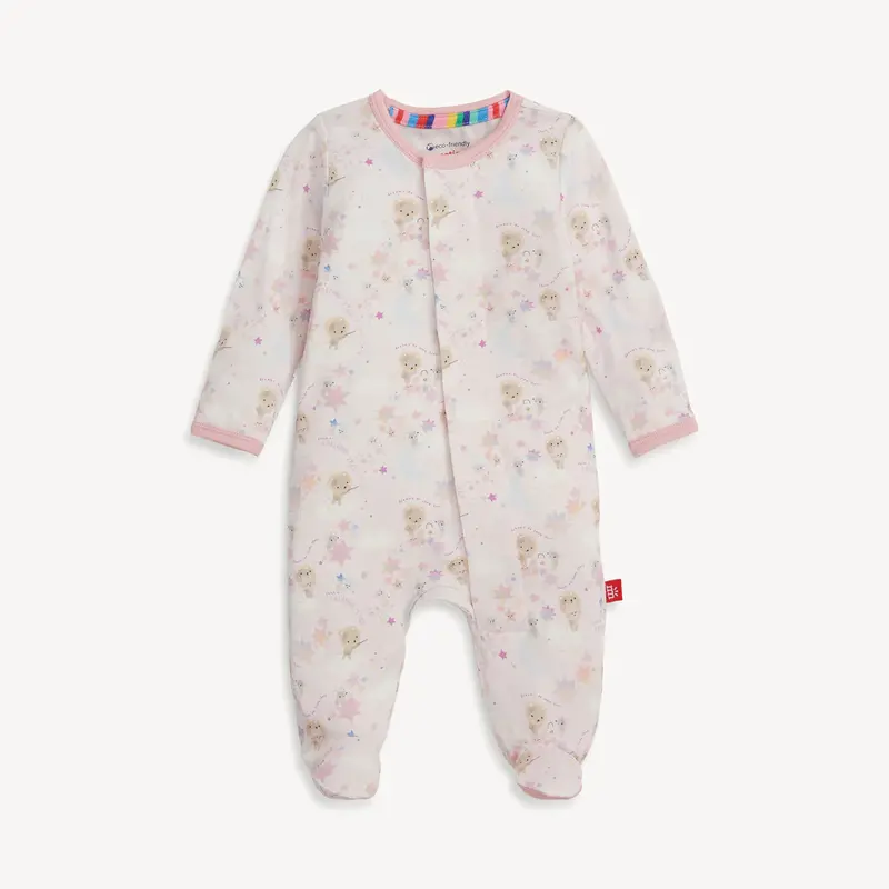 Magnetic Me Star Catcher Modal Footie – Gentle Stretch Sleepwear 1