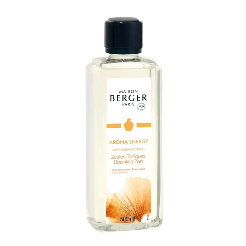 Maison Berger Aroma Energy Diffuser Oil – Sparkling Zest Citrus Blend, 500 Ml 1