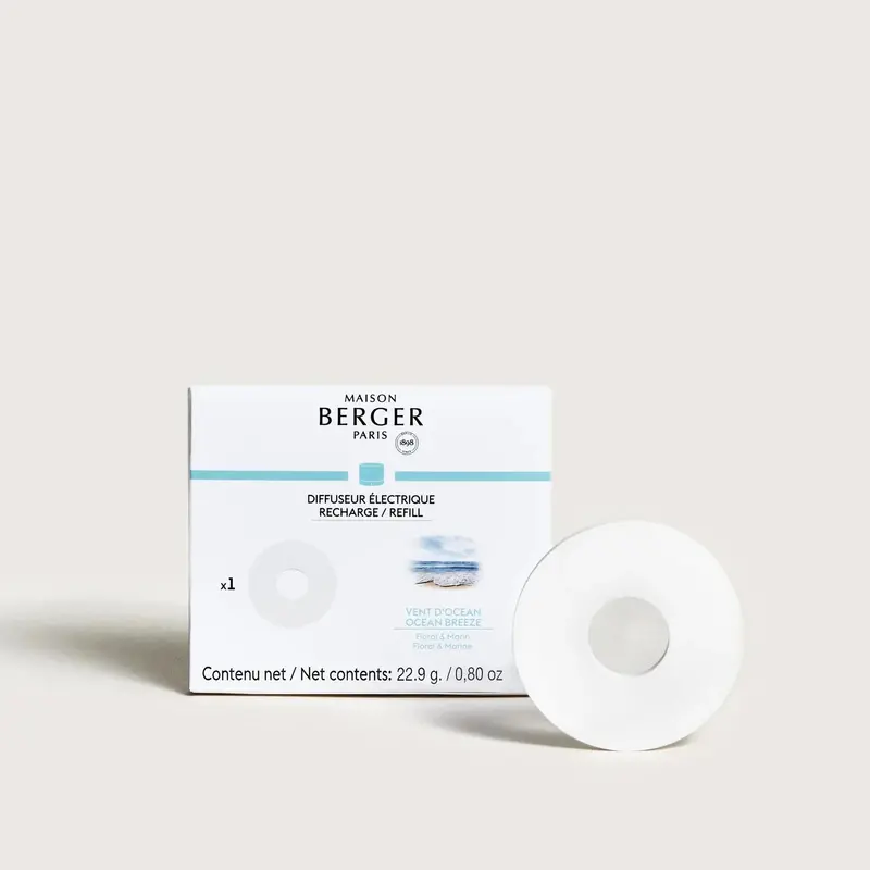 Maison Berger Nomad Refill – Ocean Breeze Aroma, Compatible With All Nomad Devices (Code 7777) 1