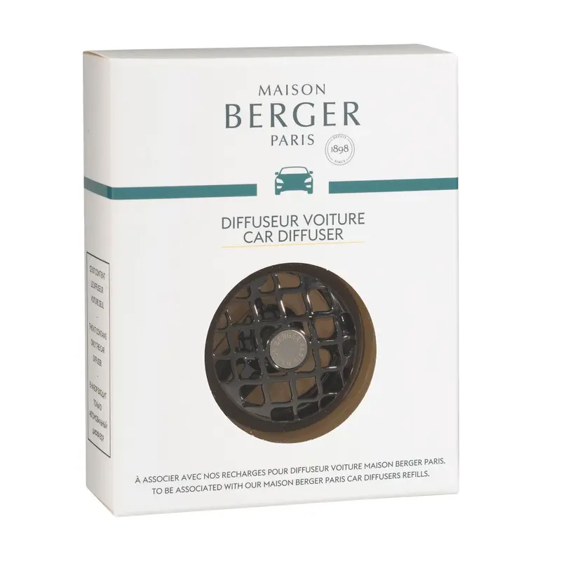 Maison Berger Resonance Gun Metal Car Air Freshener Diffuser 1