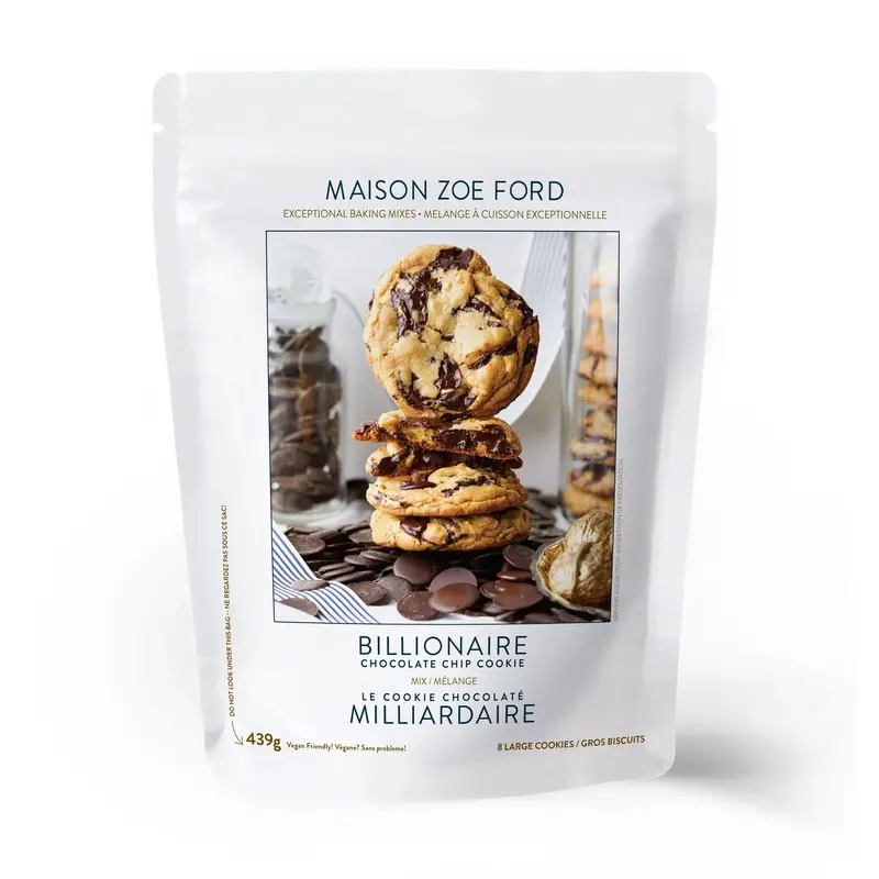 Maison Zoe Ford Billionaire Chocolate Chip Cookies – Artisan Gourmet Biscuits 1