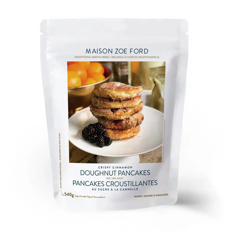 Maison Zoe Ford Crispy Cinnamon Doughnut Pancake Mix – Easy Homemade Breakfast 1