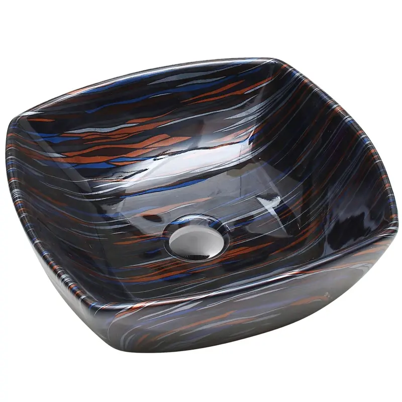 Marble-Effect Ceramic Sink 1