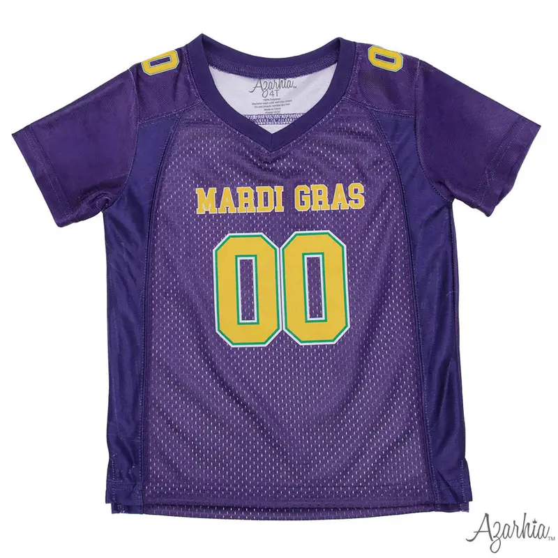 Mardi Gras–Themed Football Jersey – Festive Team Style 1