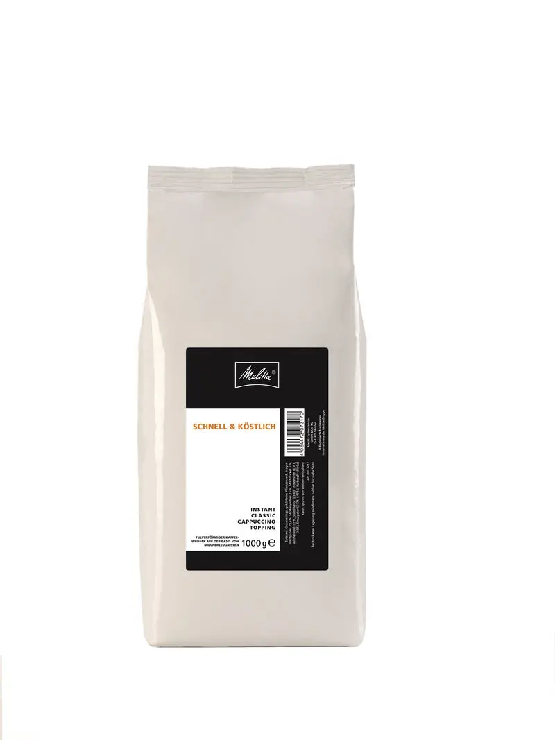 Melitta Classic Cappuccino Topping – Creamy Powdered Coffee Whitener (1 Kg) 1