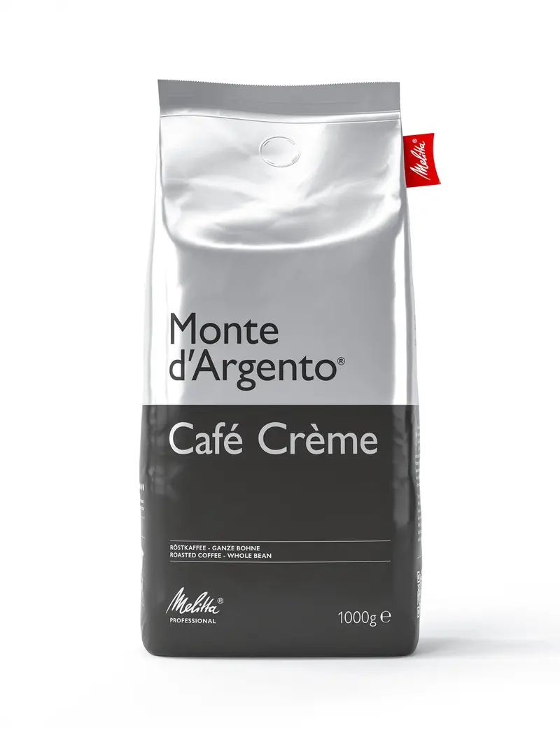 Melitta Monte D'Argento Café Crème 1Kg – Italian-Style Espresso Blend 1