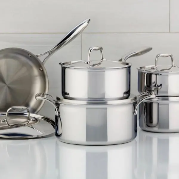 Meyer 10-Piece Tri-Ply Stainless Steel Cookware Set – Canadian Collection 1