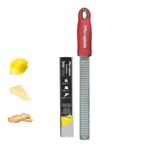 Microplane Pomegranate Red Zester & Grater 1