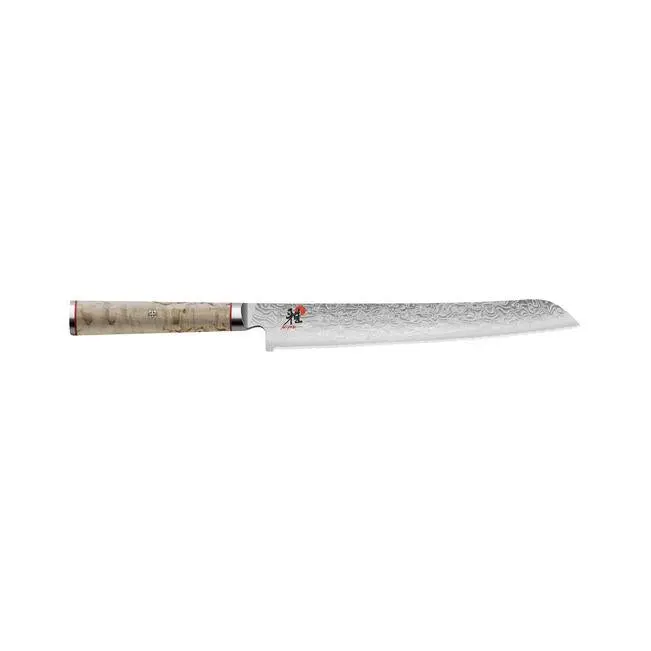 Miyabi Birchwood 5000Mcd Bread Knife – 9" Wavy Edge, Japanese Stainless Steel 1