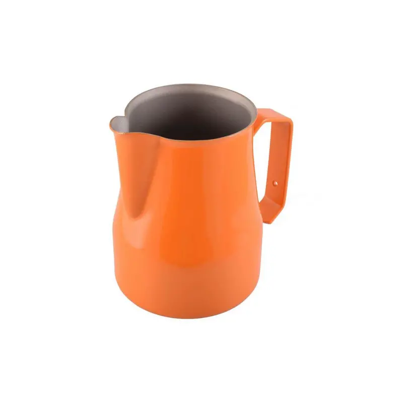 Motta 350 Ml Orange Teflon-Coated Milk Frothing Jug 1